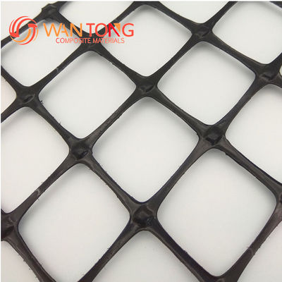 Road Reinforcement Nonwoven Pet Geotextile Composite PP Plastic 25kn Biaxial Geogrid