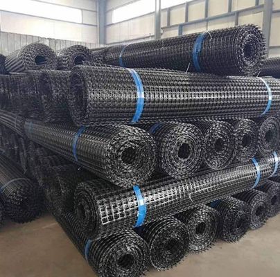 25.4*25.4mm Mesh Size High Strength Biaxial PP Plastic Geogrid for Soil Reinforcement Good Sell