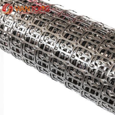 Tensile Strength 40/40kn Polypropylene Plastic Geogrid Biaxial PP Geogrid for Onsite Inspection
