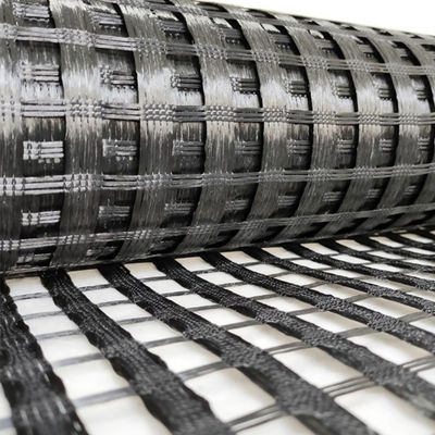 High Tensile Strength Geogrids 1m-6m Width for Asphalt Pavement Strengthening Project