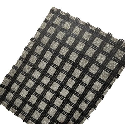 Durable White Warp-Knitting Geogrid Nonwoven for Reinforced Concrete Road Surfaces