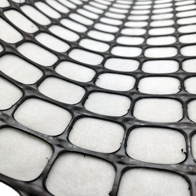 1-6m Width 30kn Plastic PP Biaxial Geogrid Composite Geotextile for Road Construction