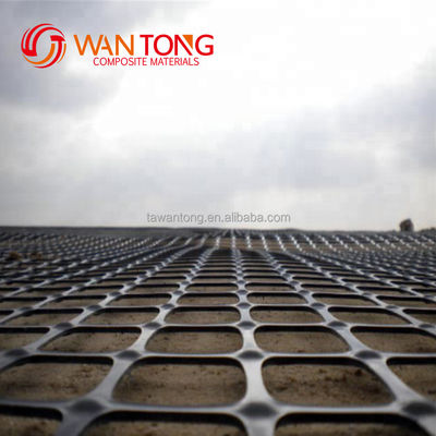 1-6m Width 30kn Plastic PP Biaxial Geogrid Composite Geotextile for Road Construction