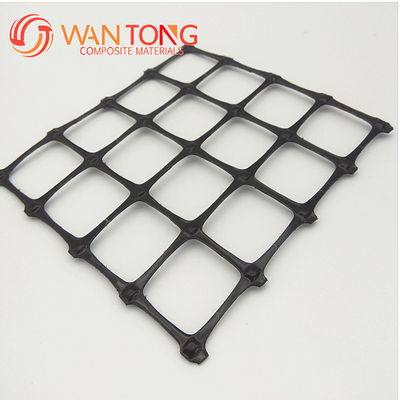1-6m Width Black Nonwoven Pet Geotextile Composite PP Plastic 25kn Biaxial Geogrid for Road Reinforcement Sell