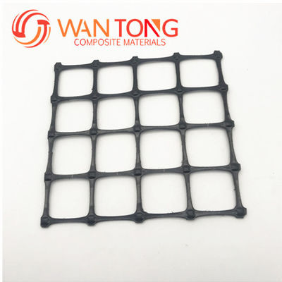 1-6m Width Black Nonwoven Pet Geotextile Composite PP Plastic 25kn Biaxial Geogrid for Road Reinforcement Sell