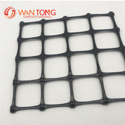 1-6m Width Black Nonwoven Pet Geotextile Composite PP Plastic 25kn Biaxial Geogrid for Road Reinforcement Sell