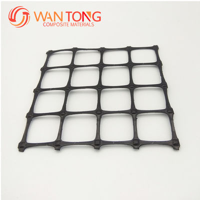 1-6m Width Black Nonwoven Pet Geotextile Composite PP Plastic 25kn Biaxial Geogrid for Road Reinforcement Sell