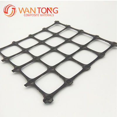 1-6m Width Black Nonwoven Pet Geotextile Composite PP Plastic 25kn Biaxial Geogrid for Road Reinforcement Sell
