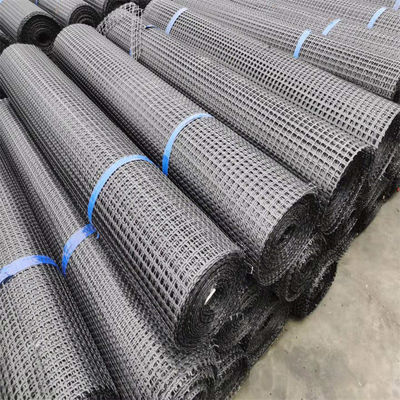 1-6m Width Biaxial PP Polypropylene Geogrid Composite Nonwoven Geotextile for Road Base
