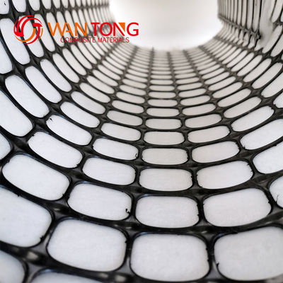 High Tensile Strength Plastic Composite Geogrid for Road Reinforcement 50-100m Length