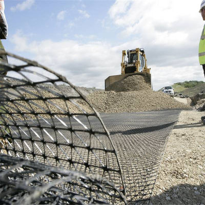 Subgrade Stabilization with PP Biaxial Geogrid in Mesh Size 35mm*35mm and 60mm*60mm