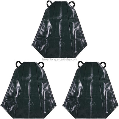 PE Material 20 Gallon 75L Tree Watering Bag in Dark Green for Newly Planted Saplings