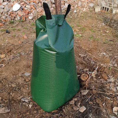 SAVE WATER with Slow Release Drip Tree Irrigation System Watering Bag Green 20 Gallon