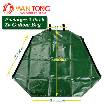 20 Gallon Slow Release Tree Watering Bag Made of Durable PVC Material with Zipper